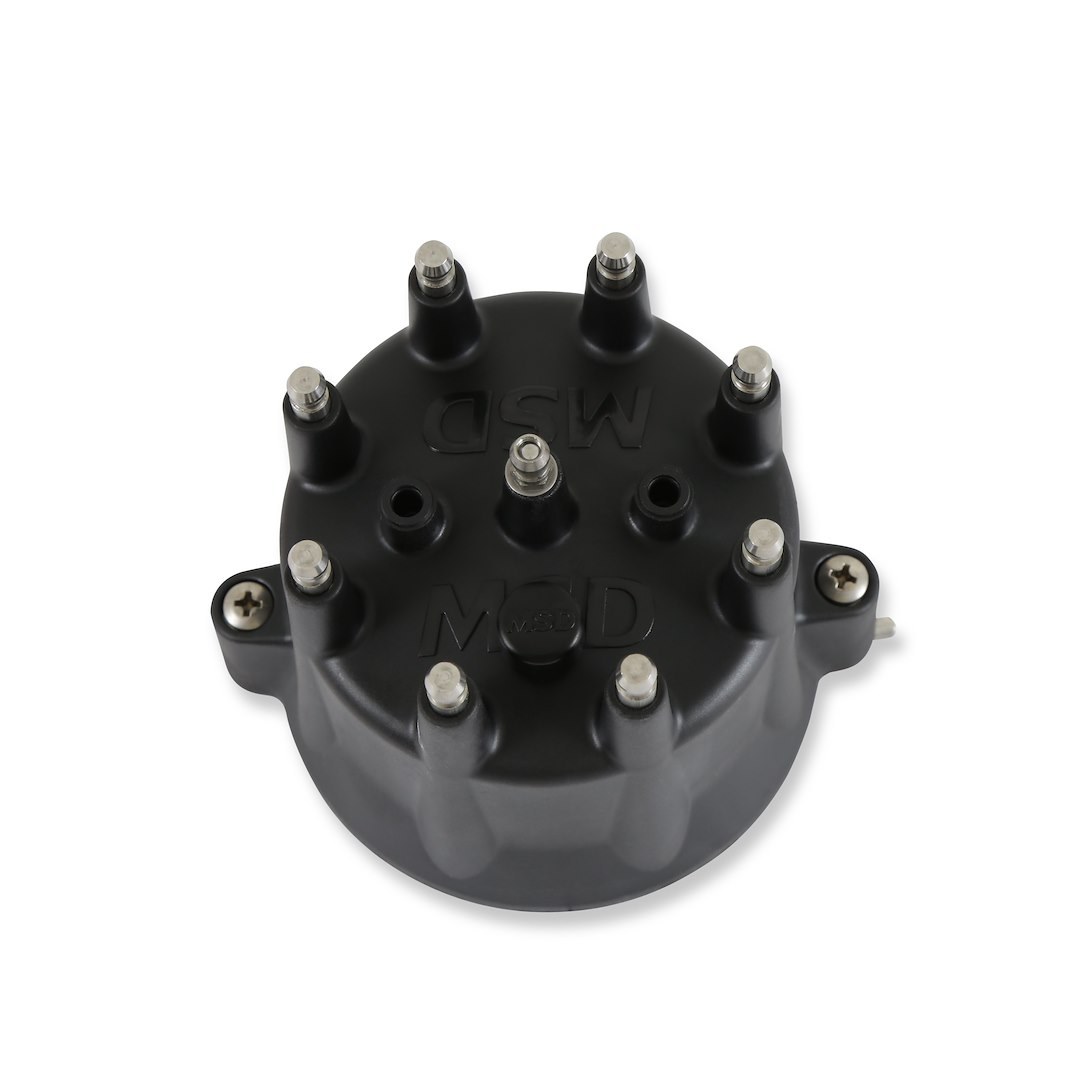 MSD Ignition Distributor Cap, Fits Msd Distributors That Use the GM Socket Style Cap (msd Part Number 8437) or Window Style Cap – 84333