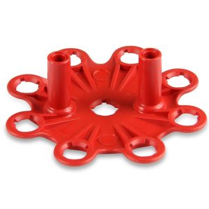 MSD Ignition Distributor Cap and Rotor Kit, For Use with Msd Pro-Billet Distributors, With Wire Retainer, Bolt Down, Hei Style Posts, Red – 84335