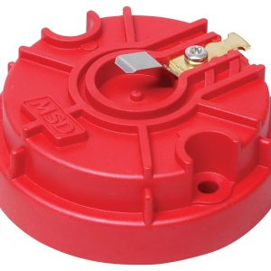 MSD Ignition Distributor Rotor, For Use with Most Msd Distributors That Use Cap Part Number 8433/8431, Non Adjustable, Red – 8467
