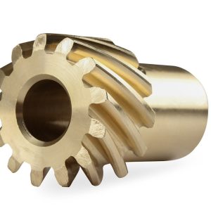 MSD Ignition Distributor Drive Gear, For Use with Chevy Distributors, 0.500 Inch Shaft Diameter, Bronze, Standard Rotation – 8471