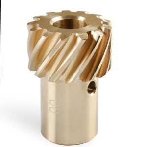 MSD Ignition Distributor Drive Gear, For Use with Chevy Distributors, 0.500 Inch Shaft Diameter, Bronze, Standard Rotation – 8471