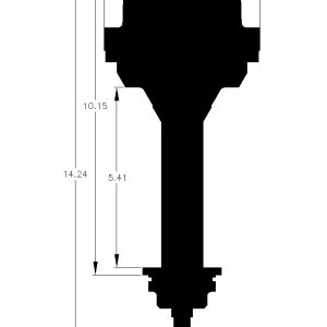 MSD Ignition Distributor, Pro-Billet, For Use with Chrysler 426/440 Cubic Inch Engines, Without Ignition Control Module, Magnetic Trigger – 8546