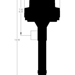 MSD Ignition Distributor, Pro-Billet, For Use with Chevy V8 Engines, Without Ignition Control Module, Magnetic Trigger, Locked Out Timing – 85501
