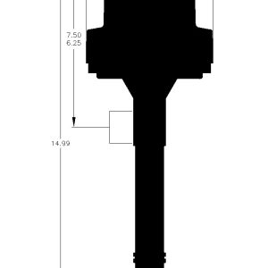 MSD Ignition Distributor, Pro-Billet, For Use with Chevy V8 Engines, Without Ignition Control Module, Magnetic Trigger, Mechanical Advance – 85561