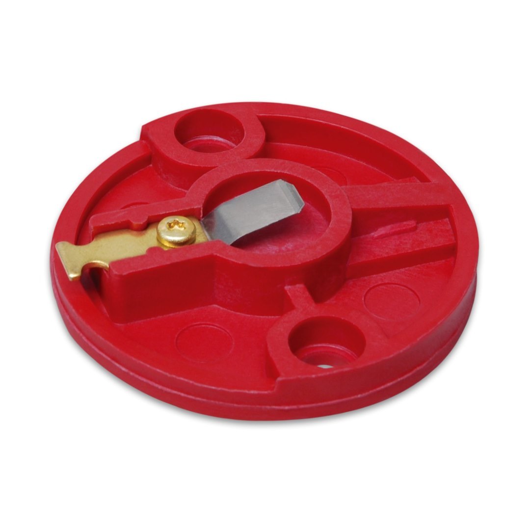 MSD Ignition Distributor Rotor, For Use with Msd Crab Cap Distributors, Non Adjustable, Red – 8567