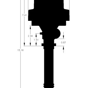 MSD Ignition Distributor, Pro-Billet, For Use with 1963-1974 Corvettes, Without Ignition Control Module, Magnetic Trigger – 8572