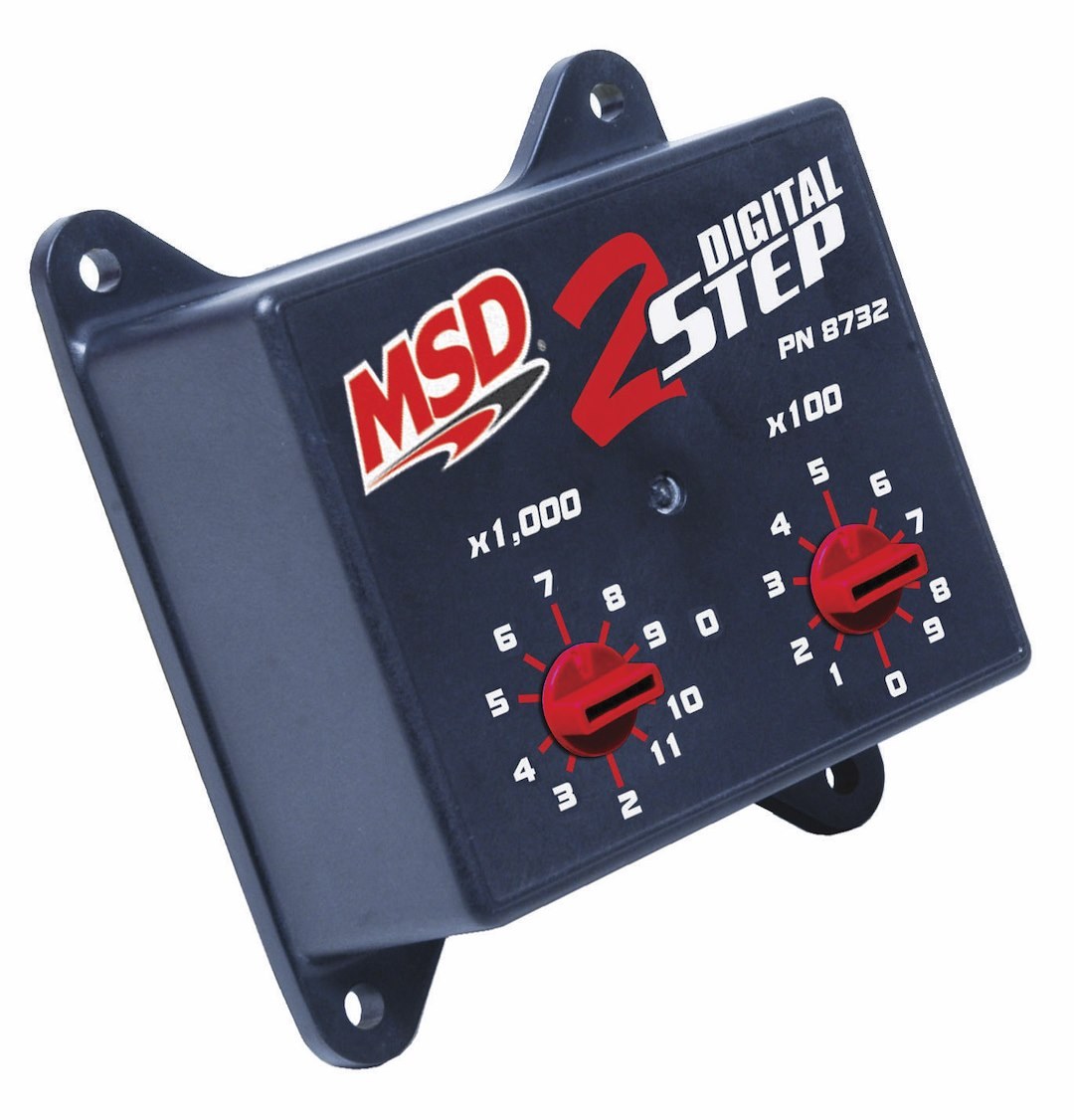 MSD Ignition Rev Limiter, For Use with Msd Digital 6AL Ignition Control, 0 RPM to 9900 RPM IN 100 RPM Increments, 2 Step – 8732