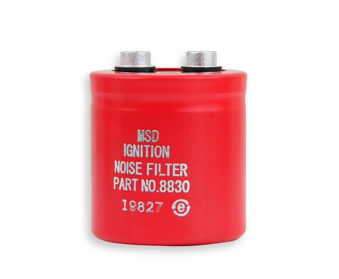 MSD Ignition Ignition Noise Filter, 26K Rf Passive Filter, Red – 8830MSD