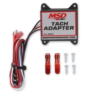 MSD Ignition Tachometer Signal Adapter, Converts Msd Ignition Control Tach Output for Most Voltage Triggered Tachometers – 8920