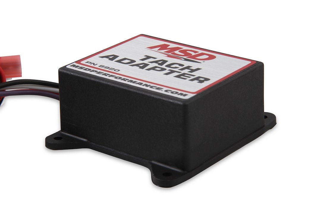 MSD Ignition Tachometer Signal Adapter, Converts Msd Ignition Control Tach Output for Most Voltage Triggered Tachometers – 8920
