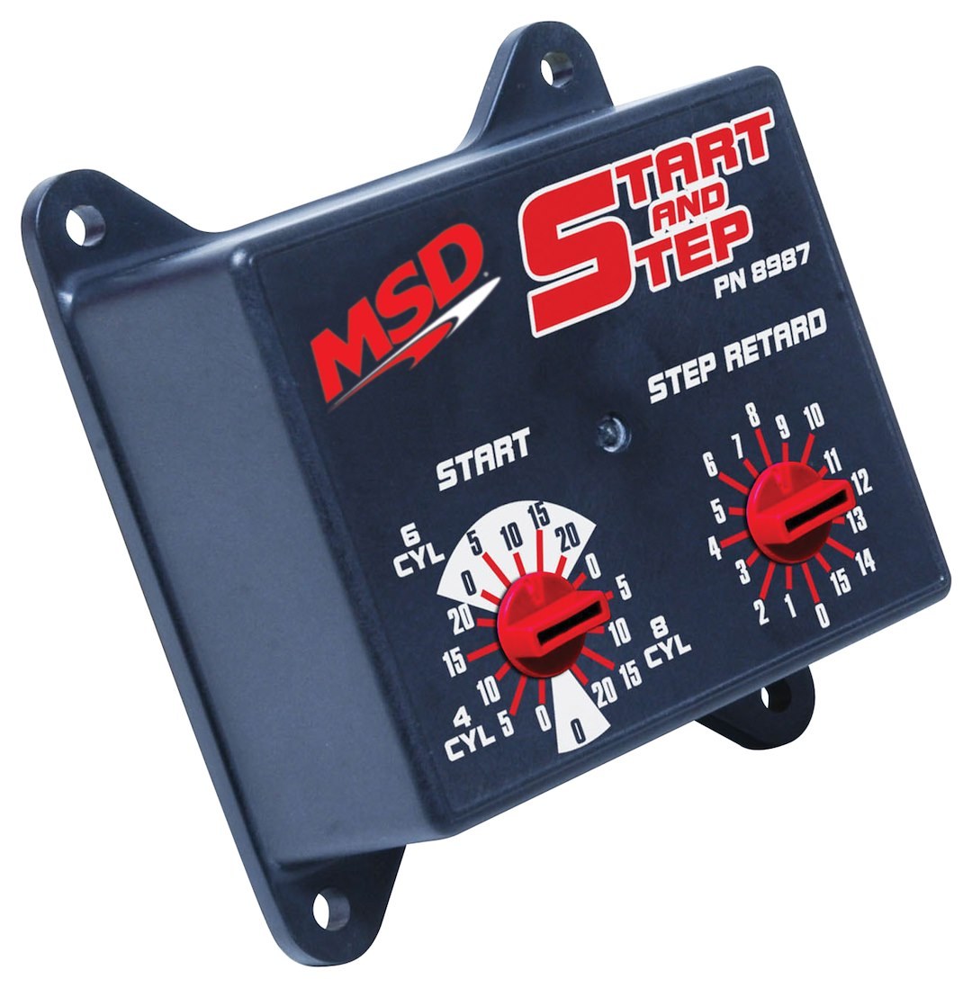 MSD Ignition Ignition Timing Controller, With 5/10/15/20 Degree Engine Start Timing Retard, Single Stage Timing Retard – 8987