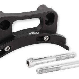 MSD Ignition Timing Tab, For Use with Small Block Ford 11 O’clock Tdc, Non Adjustable, Black Anodized, Aluminum, With Bolts – 89889