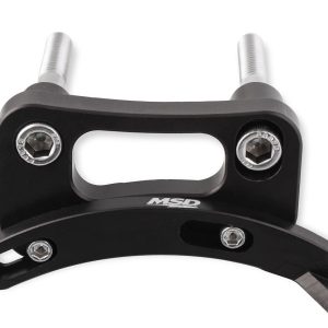 MSD Ignition Timing Tab, For Use with Small Block Ford 11 O’clock Tdc, Non Adjustable, Black Anodized, Aluminum, With Bolts – 89889