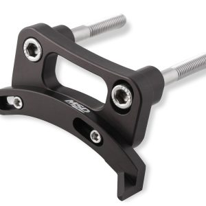 MSD Ignition Timing Tab, For Use with Small Block Ford 11 O’clock Tdc, Non Adjustable, Black Anodized, Aluminum, With Bolts – 89889
