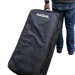Magma Prod Storage Bag, Crossover Series, Barbeque Grill, For Use with Double Burner Firebox When Not IN Use, Zipper Closure, Black, Nylon – CO10-294