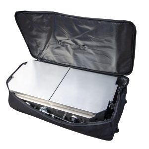 Magma Prod Storage Bag, Crossover Series, Barbeque Grill, For Use with Double Burner Firebox When Not IN Use, Zipper Closure, Black, Nylon – CO10-294