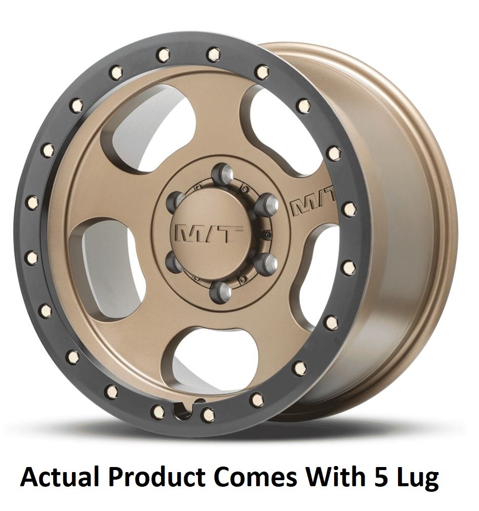 M.t. Wheel Wheel, Canyon Pro, 17 Inch Diameter X 9 Inch Width, 5 X 127 Millimeter/ 5 X 5.00 Inch Bolt Pattern, -12 Millimeter Offset – 226100594