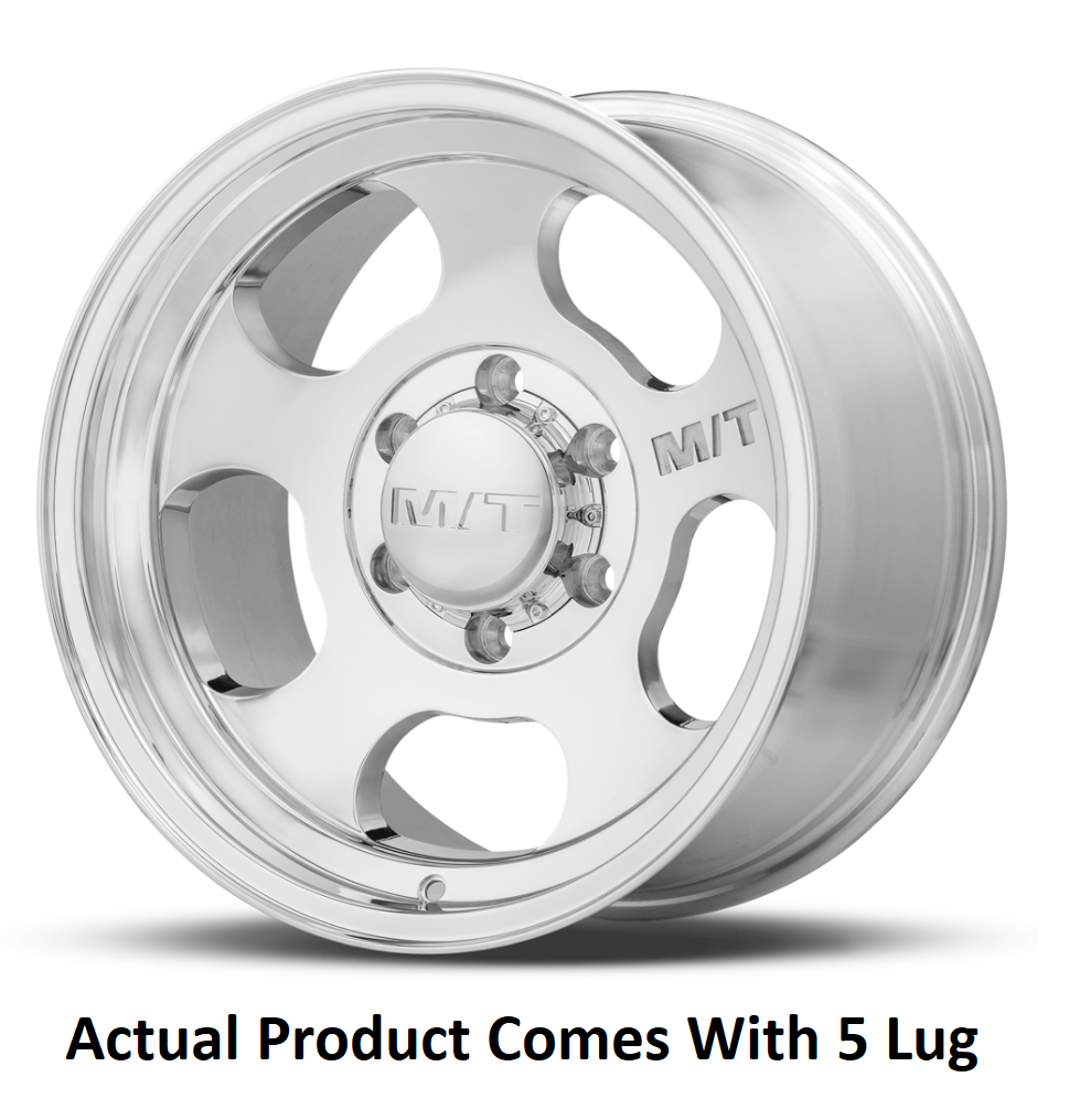M.t. Wheel Wheel, Canyon, 15 Inch Diameter X 12 Inch Width, 5 X 139.7 Millimeter/ 5 X 5.50 Inch Bolt Pattern, -73 Millimeter Offset – 226100408