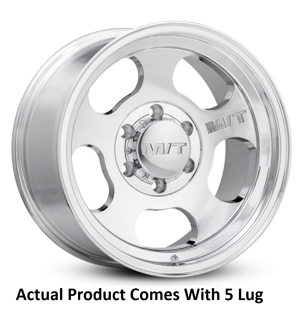 M.t. Wheel Wheel, Canyon, 16 Inch Diameter X 8 Inch Width, 5 X 139.7 Millimeter/ 5 X 5.50 Inch Bolt Pattern, -12 Millimeter Offset – 274626