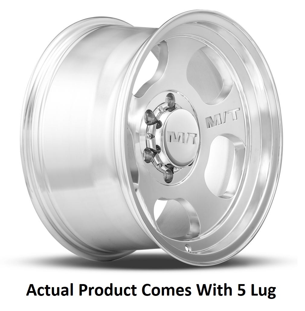 M.t. Wheel Wheel, Canyon, 16 Inch Diameter X 8 Inch Width, 5 X 139.7 Millimeter/ 5 X 5.50 Inch Bolt Pattern, -12 Millimeter Offset – 274626
