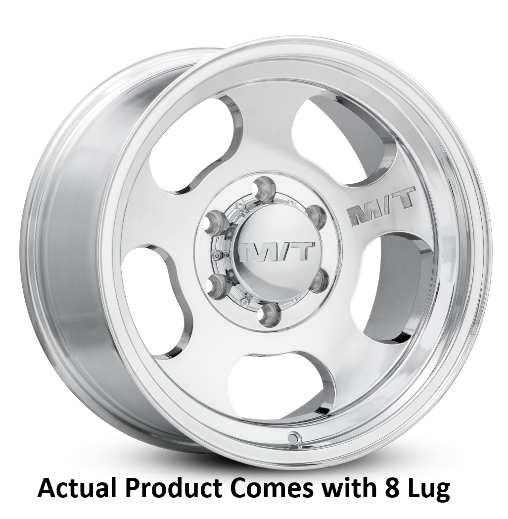M.t. Wheel Wheel, Canyon, 16 Inch Diameter X 12 Inch Width, 8 X 165.1 Millimeter/ 8 X 6.50 Inch Bolt Pattern, -50 Millimeter Offset – 226100417
