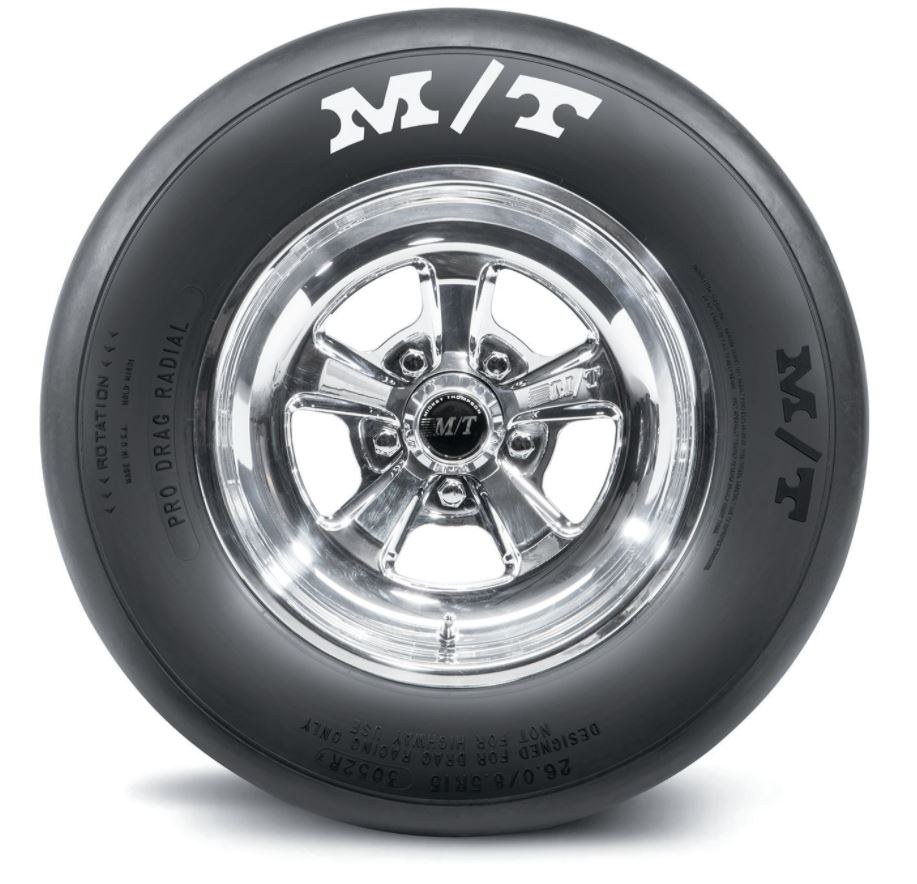 M.t. Drag Tire, Et Pro Drag Radial, P31.25 X 12.20R15W, Drag Race Use Only, Steel Belted, R1 Medium Soft Compound Special for Et Drag Radial – 250823