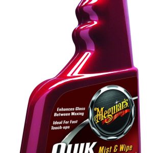 Meguiars Wax Car Wax, Classic Series, Liquid, 16 Ounce Spray Bottle, Without Applicator – A3316
