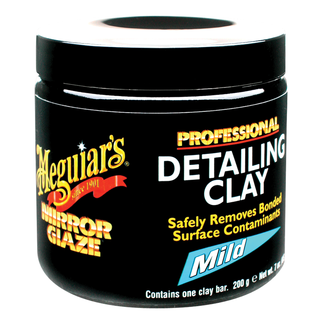 Meguiars Wax Paint Cleaner, Mirror Glaze ®, Clay Bar, 200 Gram Bar, Removes Overspray/ Bonded Contaminants from Paint Surface – C2000