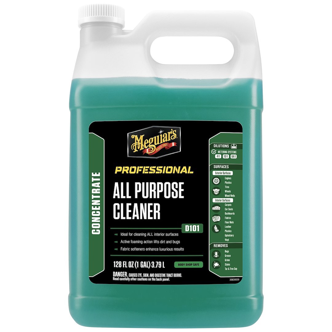 Meguiars Wax Multi Purpose Cleaner, Use on All Exterior and Interior Surfaces, 1 Gallon Jug, Single – D10101