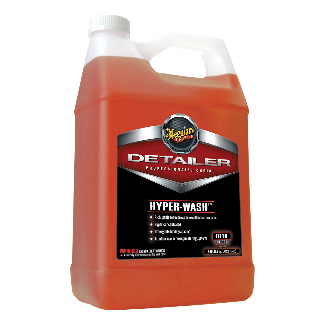 Meguiars Wax Car Wash, Hyper Wash, Liquid, 1 Gallon – D11001
