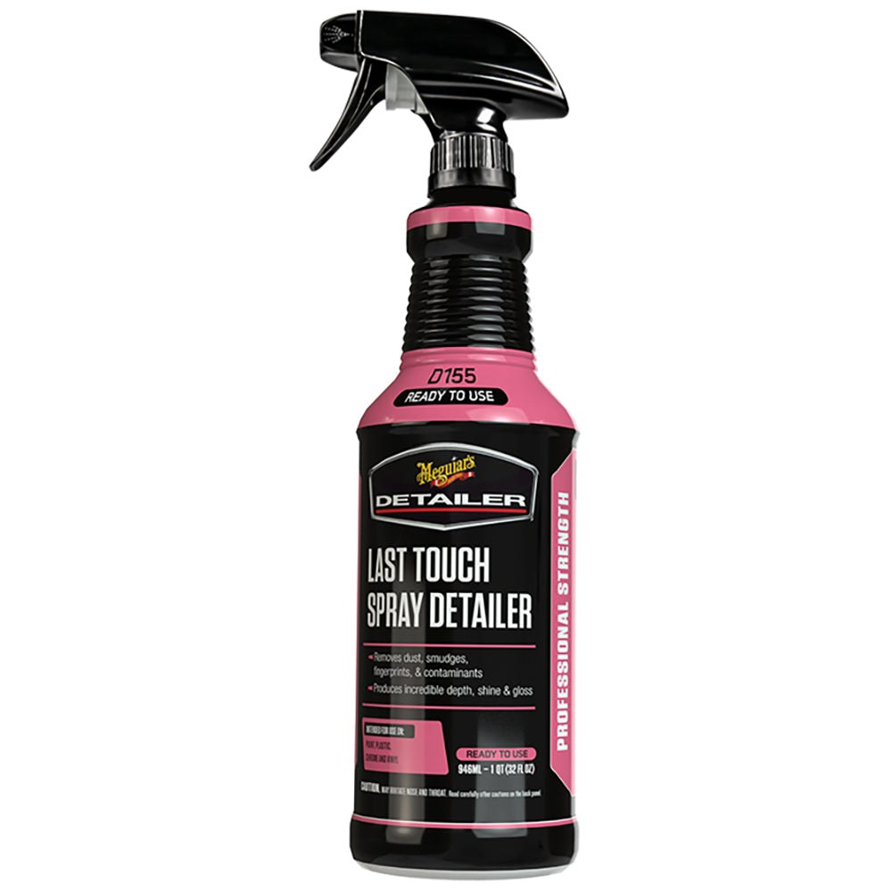 Meguiars Wax Detailing Spray, Last Touch, Use to Remove Dust/ Smudges/ Fingerprints, 32 Ounce Spray Bottle, Single – DRTU15532