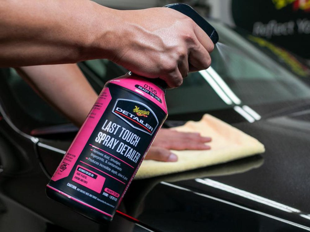 Meguiars Wax Detailing Spray, Last Touch, Use to Remove Dust/ Smudges/ Fingerprints, 32 Ounce Spray Bottle, Single – DRTU15532