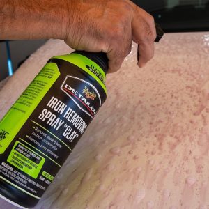 Meguiars Wax Detailing Spray, Detailer, Used to Remove Industrial Fallout and Iron Without Abrasives, Liquid, 32 Ounce Spray Bottle – DRTU200232