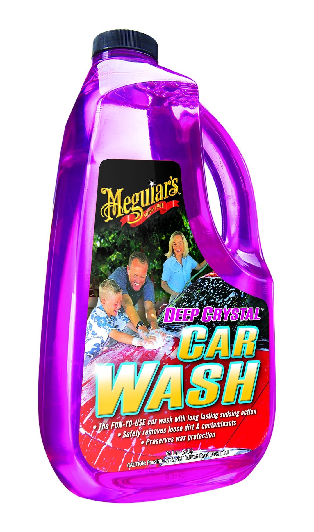 Meguiars Wax Car Wash, Classic Series, Deep Crystal Â®, Liquid, 64 Ounce – G10464
