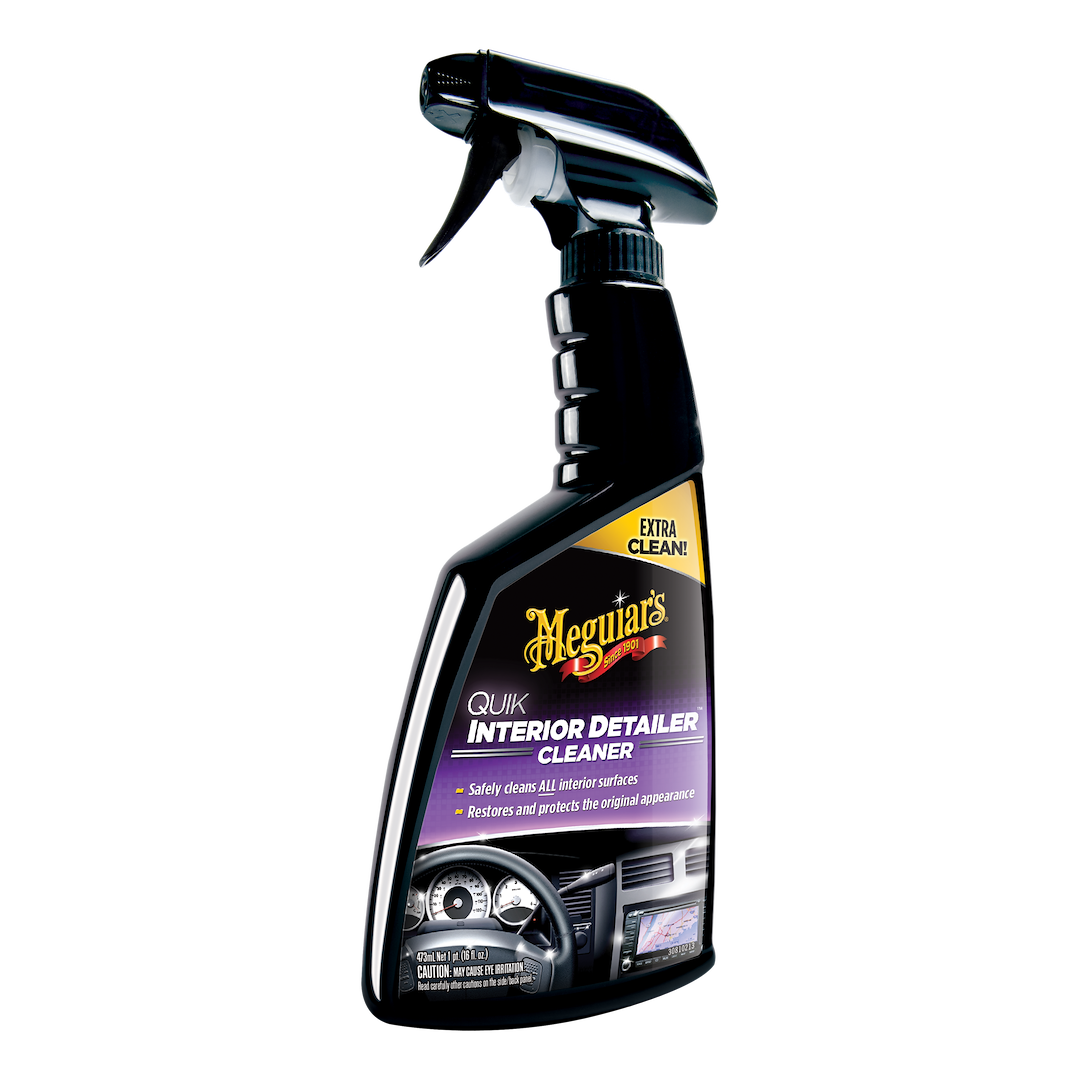 Meguiars Wax Interior Cleaner, Classic Series, Use to Restore and Protect All Interior Surfaces, Floral, 16 Ounce Spray Bottle – G13616