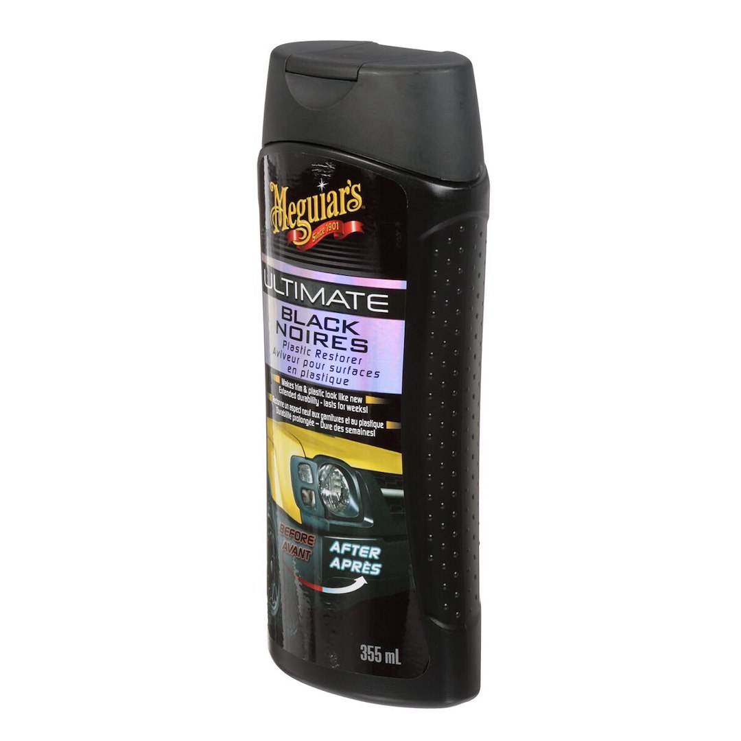 Meguiars Wax Trim Restorer, Ultimate, Use to Restore All Exterior Plastic/ Vinyl and Rubber Trim, Liquid, 16 Ounce, Bottle, Single – G15816