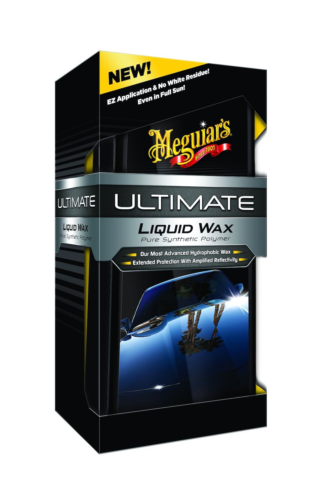 Meguiars Wax Car Wax, Ultimate, Liquid, 16 Ounce, Without Applicator – G18216