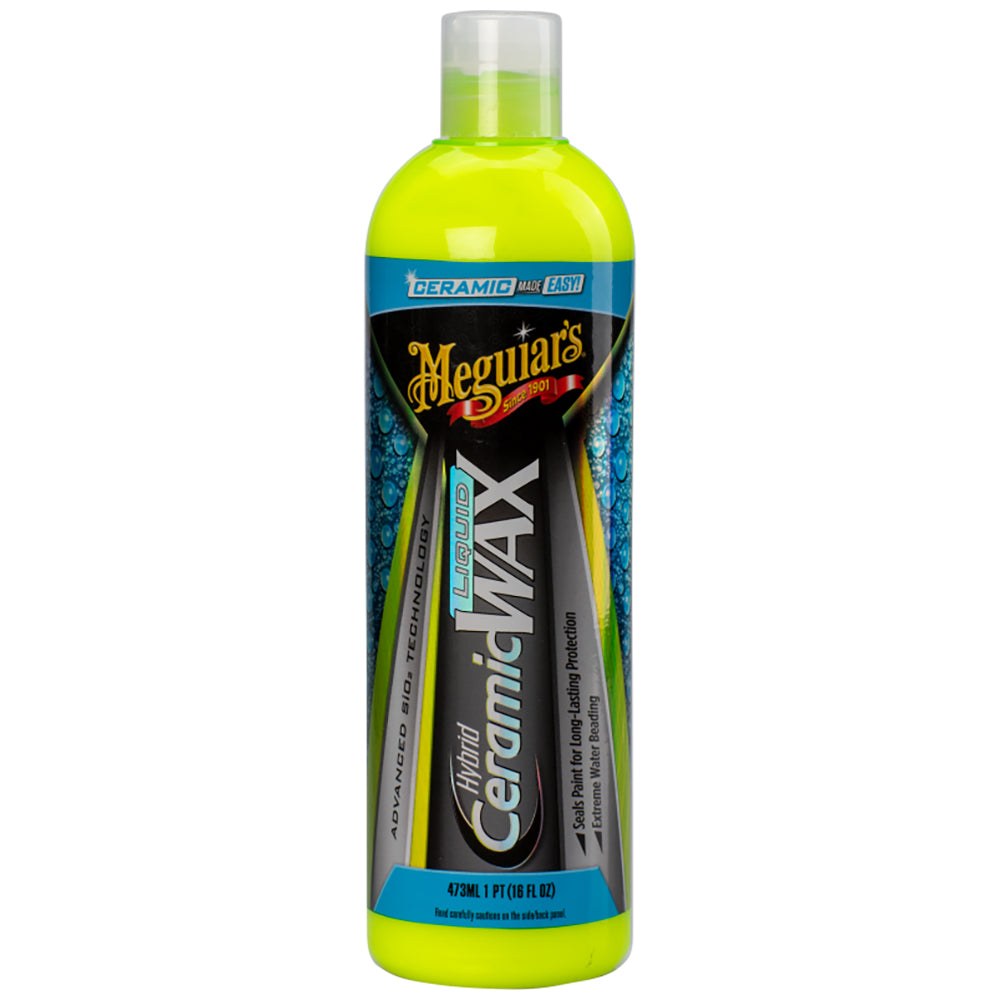 Meguiars Wax Car Wax, Liquid Hybrid Ceramic Formula, 16 Ounce Bottle – G200416