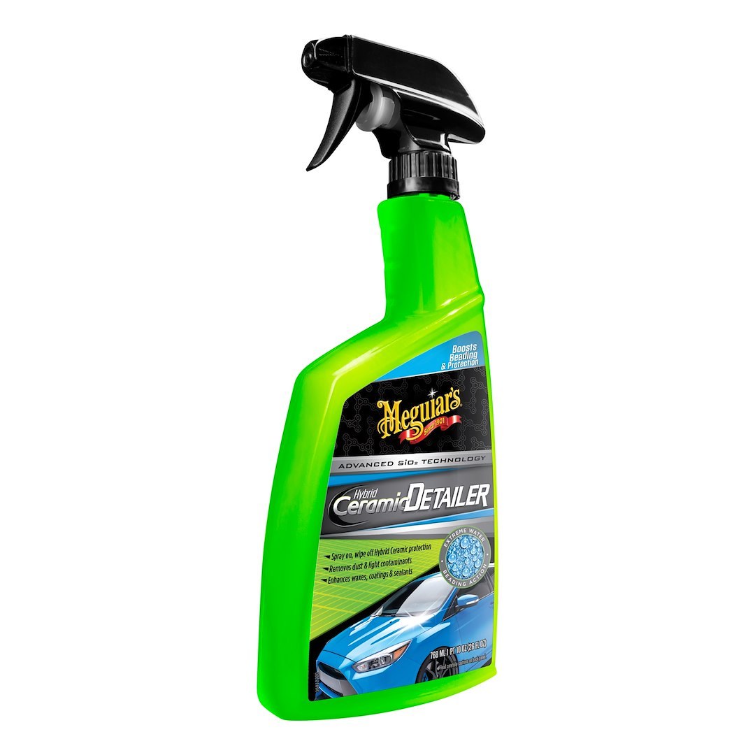 Meguiars Wax Detailing Spray, Use to Remove Dust/ Finger Print and Bird Dropping, Hybrid Silicone Dioxide Ceramic Formula – G200526