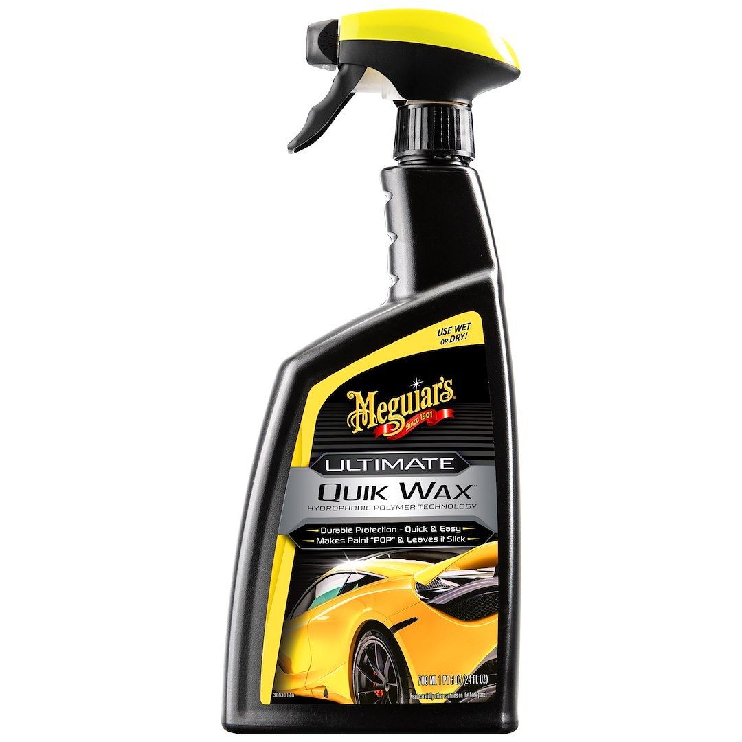 Meguiars Wax Car Wax, Ultimate Quick Wax ®, Hydrophobic Polymer Technology, 24 Ounce Spray Bottle – G200924