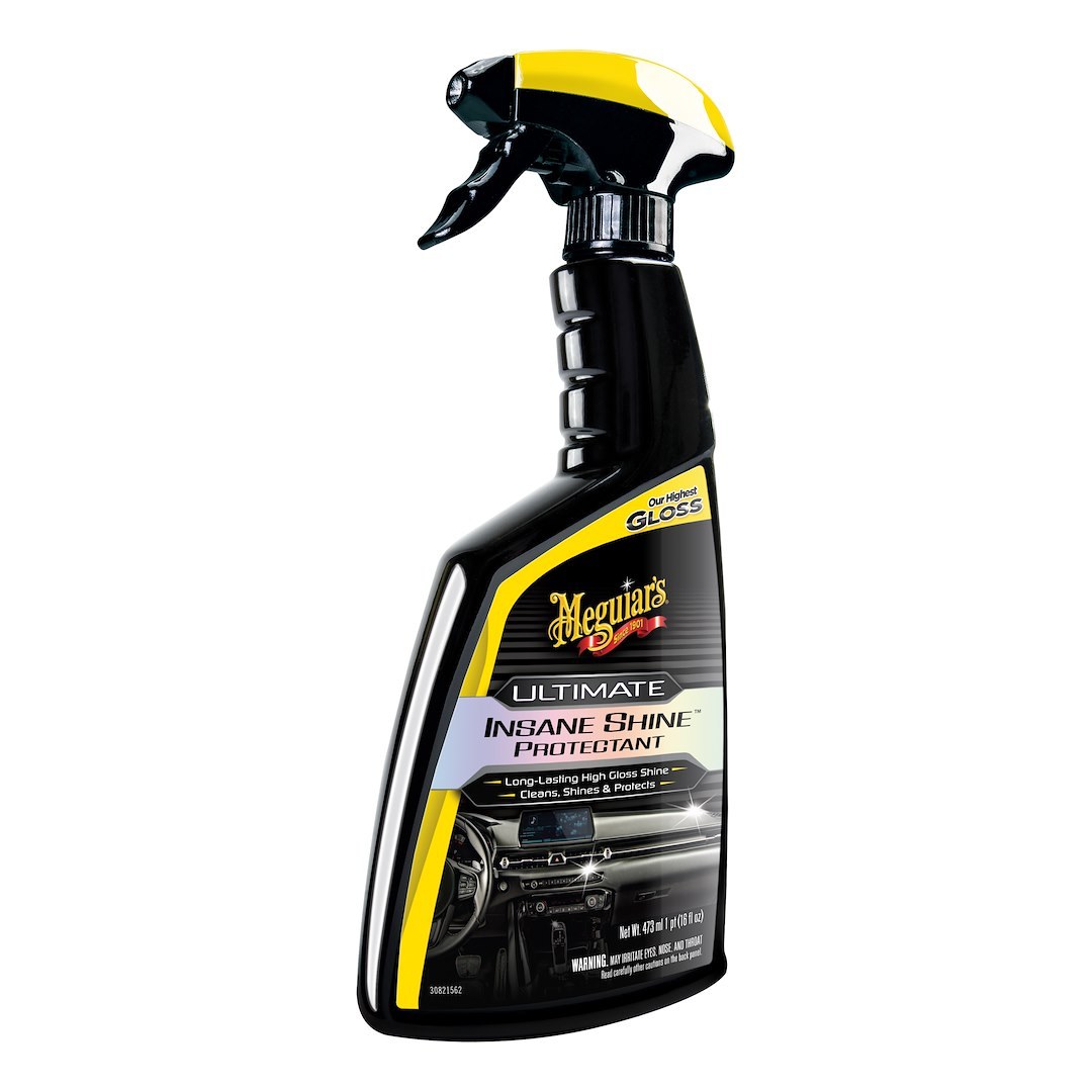 Meguiars Wax Vinyl Protectant, Ultimate, 16 Ounce Spray Bottle, Single, Use to Clean/ Shine and Protect Vinyl/ Rubber Surfaces – G220216