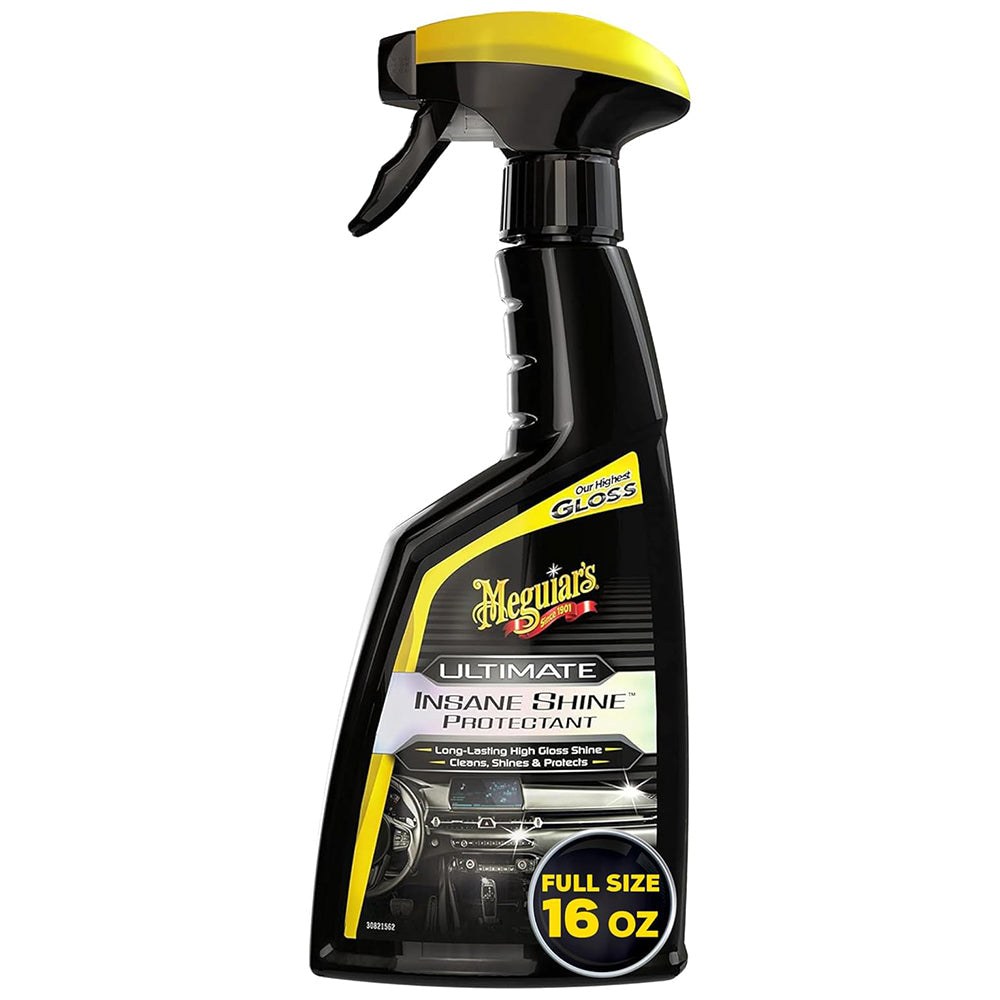 Meguiars Wax Vinyl Protectant, Ultimate, 16 Ounce Spray Bottle, Single, Use to Clean/ Shine and Protect Vinyl/ Rubber Surfaces – G220216