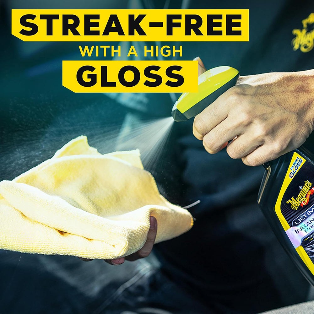 Meguiars Wax Vinyl Protectant, Ultimate, 16 Ounce Spray Bottle, Single, Use to Clean/ Shine and Protect Vinyl/ Rubber Surfaces – G220216
