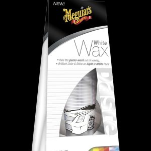 Meguiars Wax Car Wax, Classic Series., Wax for White to Light Colored Cars, 7 Ounce, Without Applicator – G6107