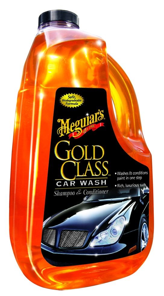 Meguiars Wax Car Wash, Gold Class, Liquid, With Conditioner, 64 Ounce – G7164