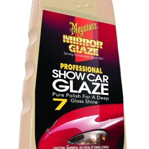 Meguiars Wax Car Wax, Mirror Glaze, Liquid, 16 Ounce Bottle, Use to Produce a High Gloss Shine, Single – M0716