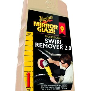 Meguiars Wax Polishing Compound, Mirror Glaze, Removes Light Swirls and Adds Gloss Clarity, Liquid, 16 Ounce, Single – M0916