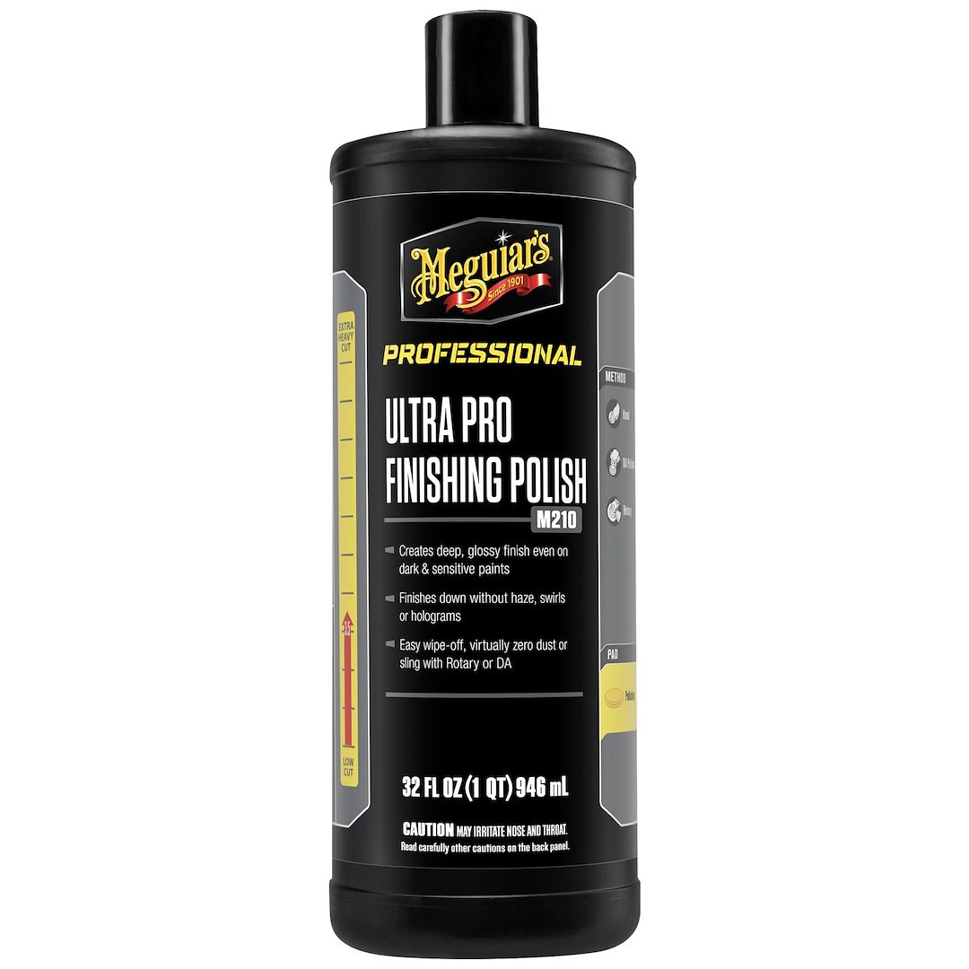 Meguiars Wax Polishing Compound, Mirror Glaze ®, Use to Remove Da Haze or Rotary Swirls and Leave a Flawless Finish, Liquid, White – M21032