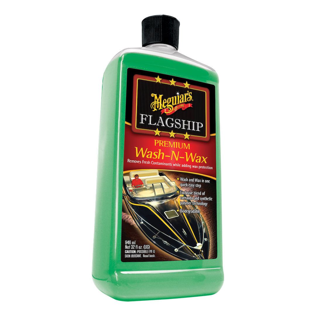 Meguiars Wax Car Wash, Wash-N-Wax, Liquid, 32 Ounce Bottle – M4232