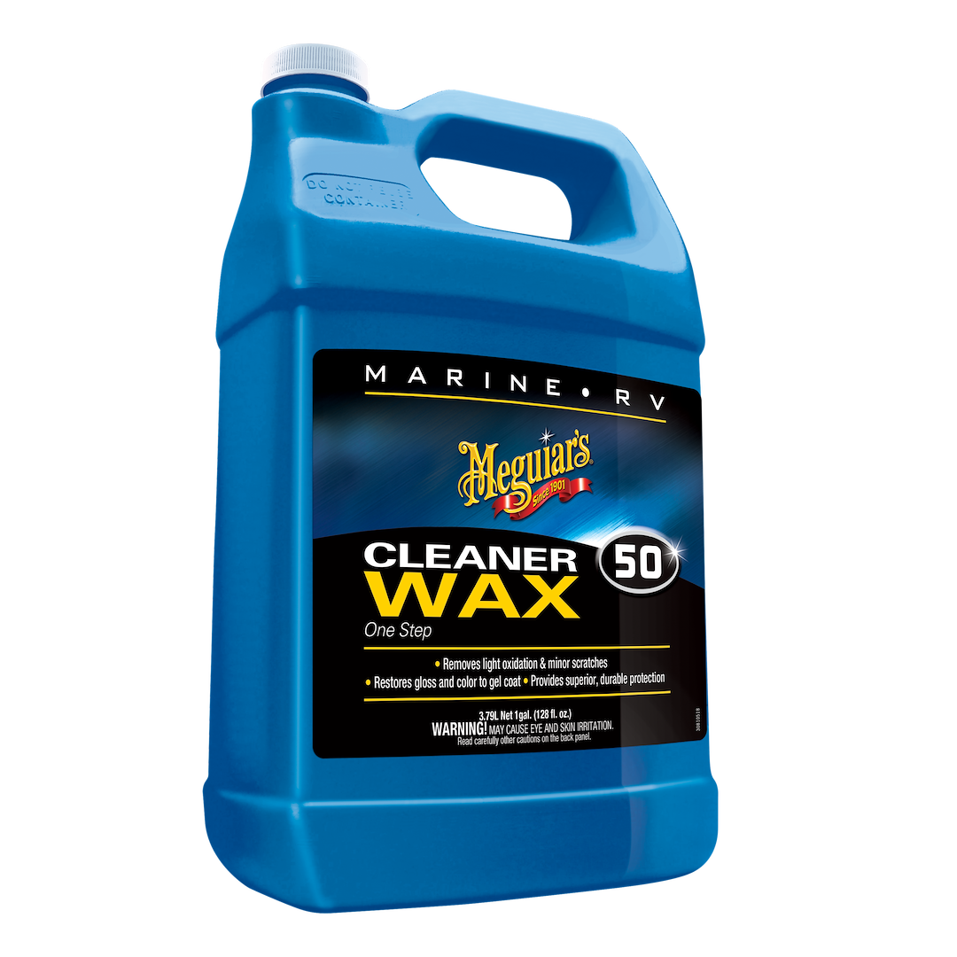 Meguiars Wax Car Wax, One Step Cleaner Wax, Liquid, 1 Gallon Jug, Single – M5001